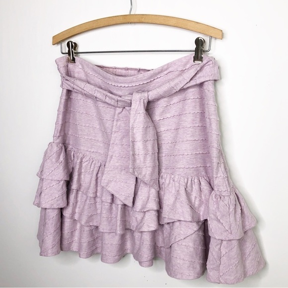 TULA Rosa lavender ruffle hem scallop detail mini skirt - Picture 9 of 14